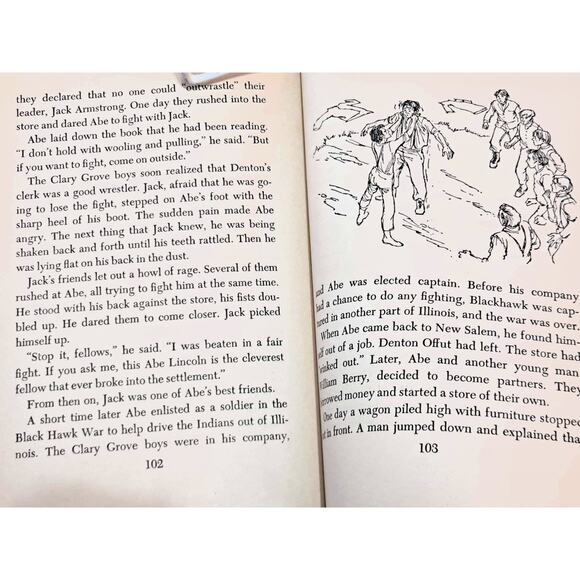 Abe Lincoln Gets His Chance by Francis Cavanah (1963 1st Thus Scholastic PB) - Picture 8 of 9